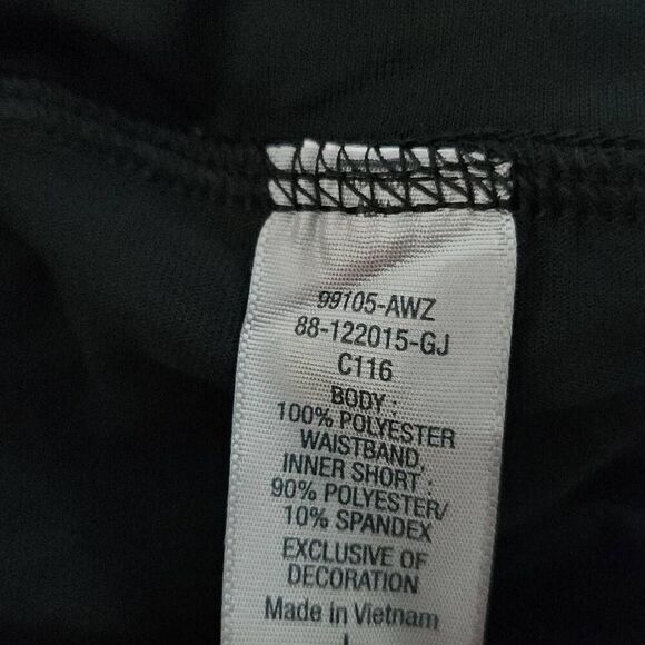 Champion Women's Size Large Black Duo Dry Athletic Skirt with Shorts - Picture 2 of 7